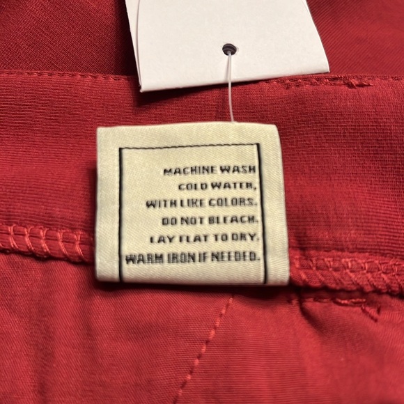 Swet Tailor Men’s The Everyday Chino Short in Red Wine soft Size 40 NWT - Picture 7 of 8